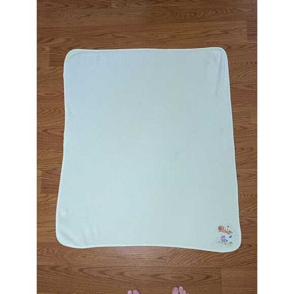 Circo Target Green Thermal Waffle Weave Knit Baby Blanket Cat Mouse *READ* - Picture 9 of 12